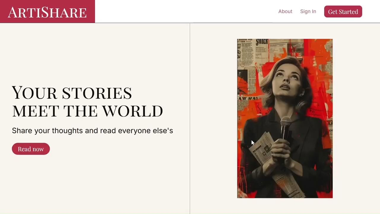 ArtiShare — Social Blogging Platform