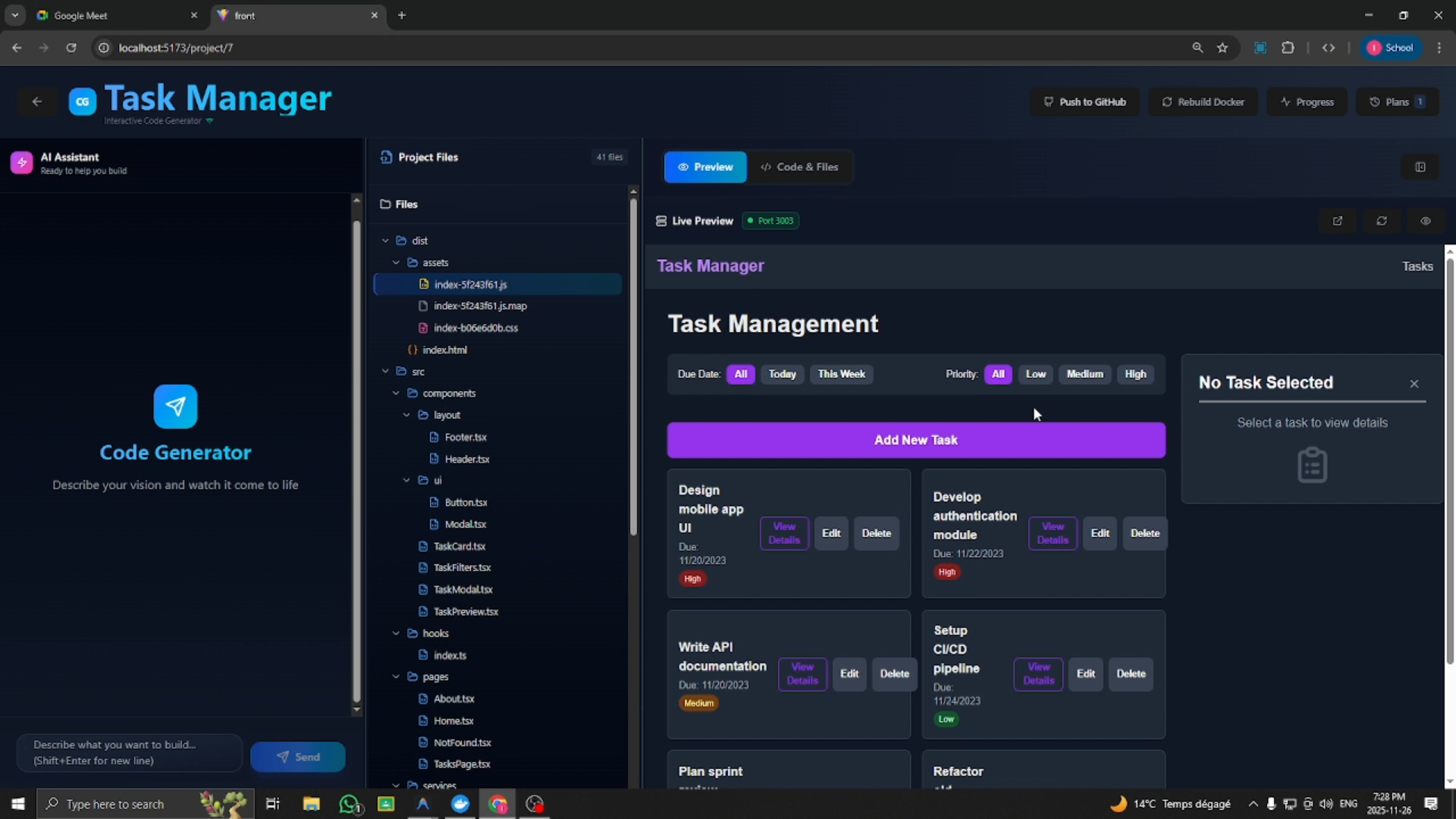 Fast Dev - Low Code Solution